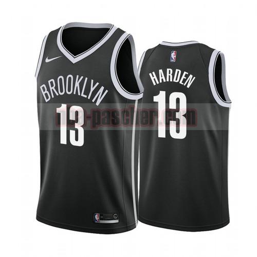 Maillot Brooklyn Nets Homme James Harden 13 2020-21 Icône Noir