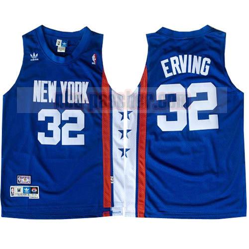 Maillot Brooklyn Nets Homme Julius Erving 32 clásico 2018 Bleu