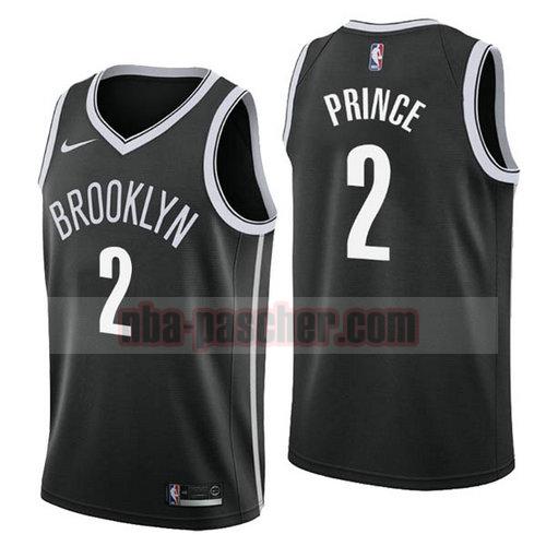 Maillot Brooklyn Nets Homme Taurean Prince 2 nike Noir