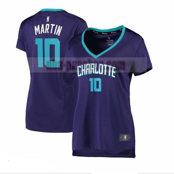 Maillot Charlotte Hornets Femme Caleb Martin 10 statement edition Pourpre