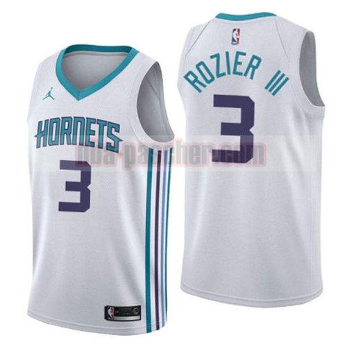 Maillot Charlotte Hornets Homme Terry Rozier 3 2020 White