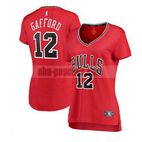 Maillot Chicago Bulls Femme Daniel Gafford 12 icon edition Rouge