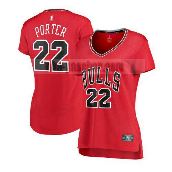 Maillot Chicago Bulls Femme Otto Porter 22 icon edition Rouge