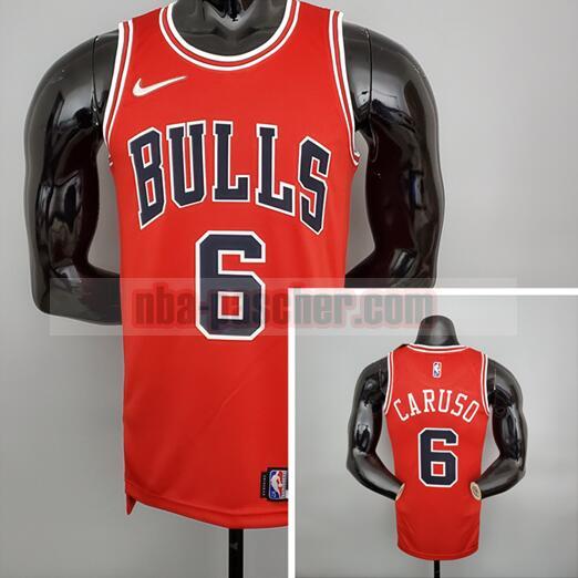 Maillot Chicago Bulls Homme CARUSO 6 75 aniversario Rouge
