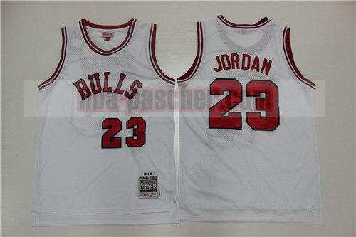 Maillot Chicago Bulls Homme JORDAN 23 1984-1985 édition rétro blanc