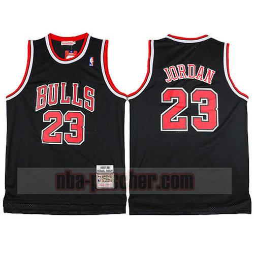 Maillot Chicago Bulls Homme Michael Jordan 23 1997-98 Noir