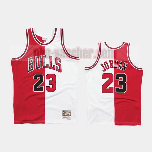 Maillot Chicago Bulls Homme Michael Jordan 23 1997-98 divisé Two-Tone Rouge