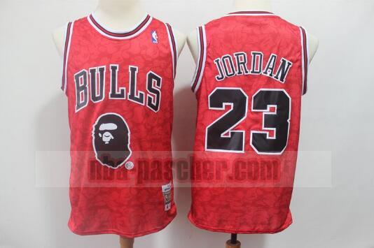 Maillot Chicago Bulls Homme Michael Jordan 23 Basket-ball 2019 Rouge