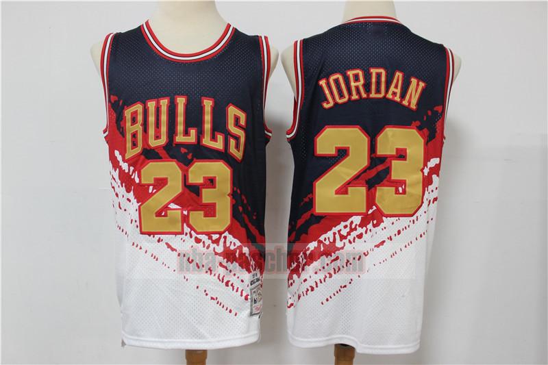 Maillot Chicago Bulls Homme Michael Jordan 23 Classique Blanc
