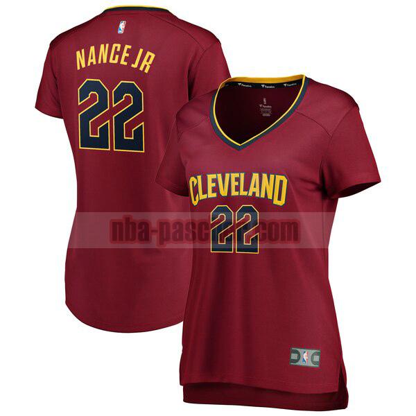 Maillot Cleveland Cavaliers Femme Larry Nance Jr. 22 icon edition Rouge
