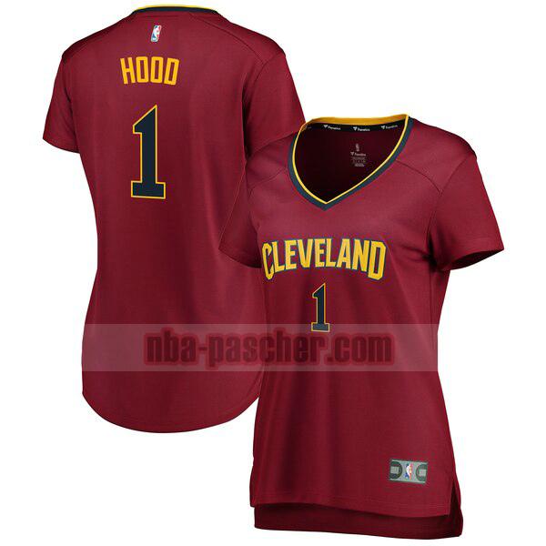 Maillot Cleveland Cavaliers Femme Rodney Hood 1 icon edition Rouge