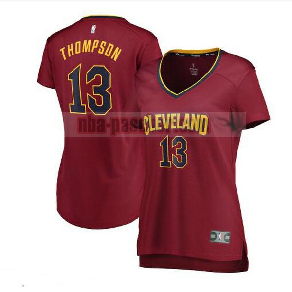 Maillot Cleveland Cavaliers Femme Tristan Thompson 13 icon edition Rouge