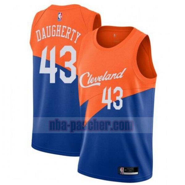 Maillot Cleveland Cavaliers Homme Brad Daugherty 43 2020-21 saison déclaration Bleu