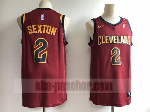 Maillot Cleveland Cavaliers Homme Collin Sexton 2 Rouge