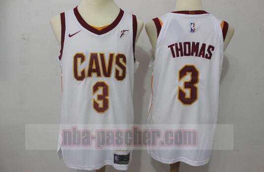 Maillot Cleveland Cavaliers Homme Isaiah Thomas 3 Blanc