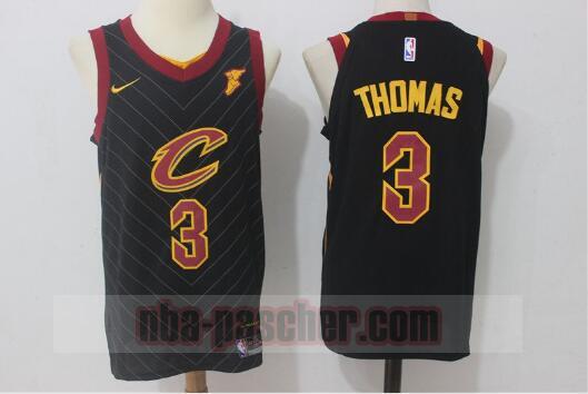 Maillot Cleveland Cavaliers Homme Isaiah Thomas 3 Noir