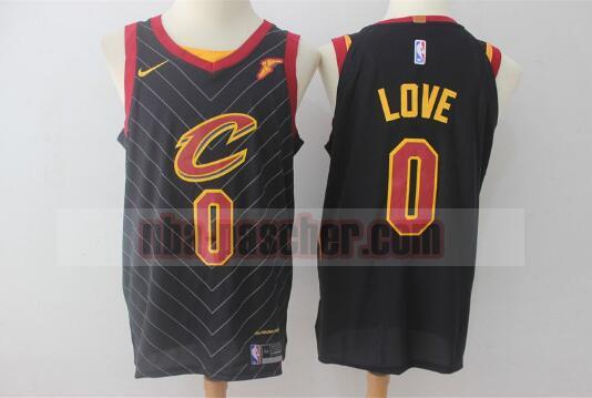 Maillot Cleveland Cavaliers Homme Kevin Love 0 Noir