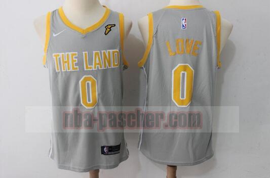 Maillot Cleveland Cavaliers Homme Kevin Love 0 gris