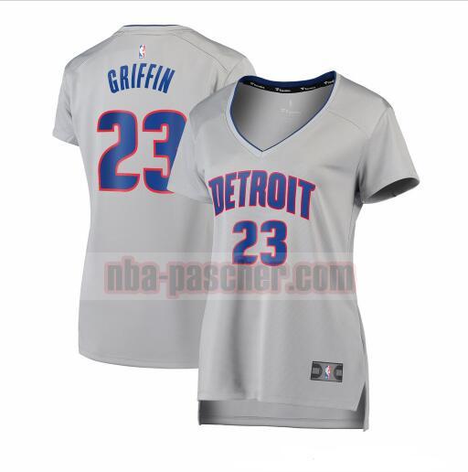 Maillot Detroit Pistons Femme Blake Griffin 23 statement edition Gris