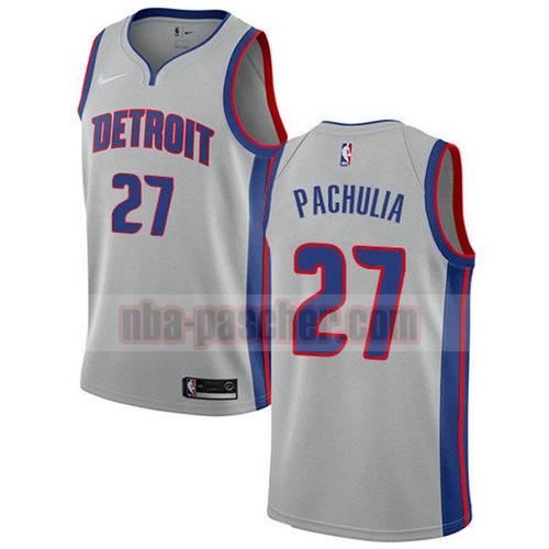 Maillot Detroit Pistons Homme Zaza Pachulia 27 2018-19 gris