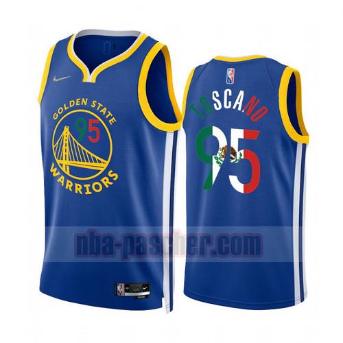 Maillot Golden State Warriors Homme juan toscano anderson 95 2022 mexico edition Bleu