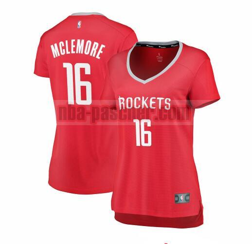 Maillot Houston Rockets Femme Ben McLemore 16 icon edition Rouge
