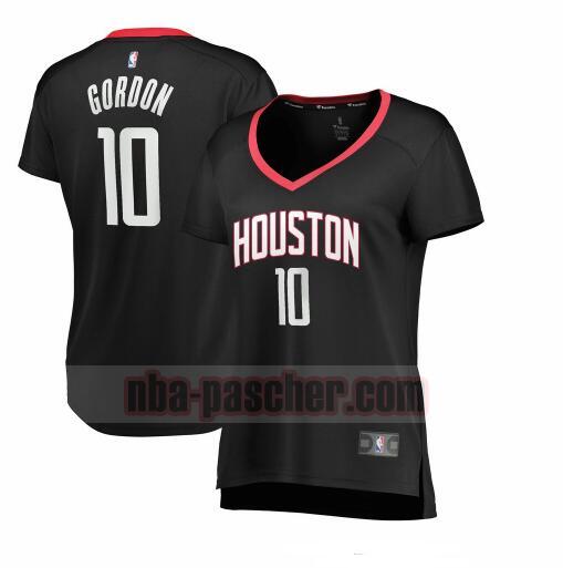 Maillot Houston Rockets Femme Eric Gordon 10 statement edition Noir