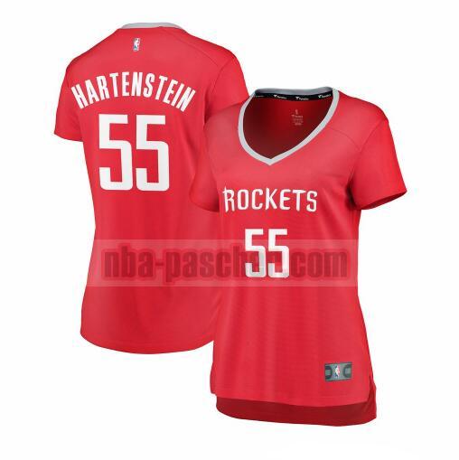 Maillot Houston Rockets Femme Isaiah Hartenstein 55 icon edition Rouge