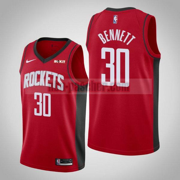 Maillot Houston Rockets Homme Anthony Bennett 30 Édition City 2019-20 Rouge