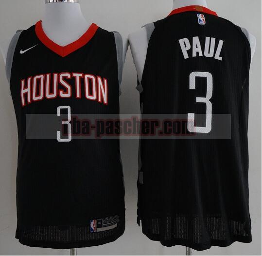 Maillot Houston Rockets Homme Chris Paul 3 Noir
