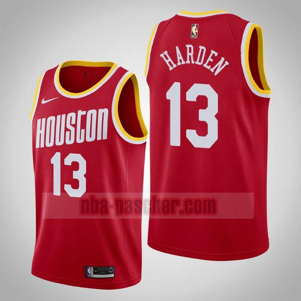 Maillot Houston Rockets Homme James Harden 13 2020-21 saison déclaration Rouge
