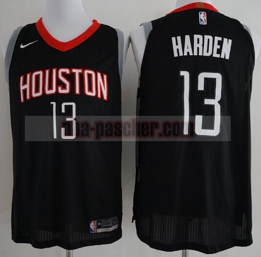 Maillot Houston Rockets Homme James Harden 13 Basketball Noir