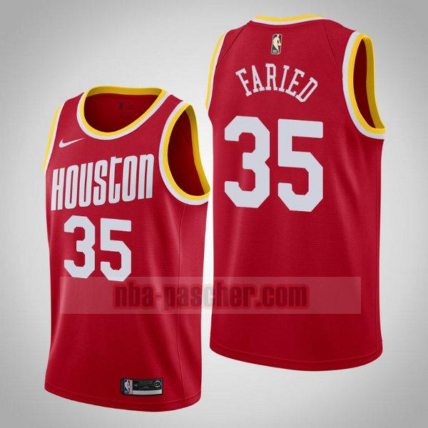 Maillot Houston Rockets Homme Kenneth Faried 35 2020-21 saison déclaration Rouge