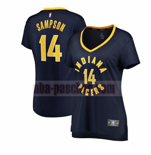 Maillot Indiana Pacers Femme JaKarr Sampson 14 icon edition Bleu marin