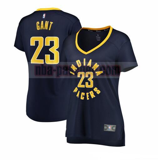 Maillot Indiana Pacers Femme JaKeenan Gant 23 icon edition Bleu marin