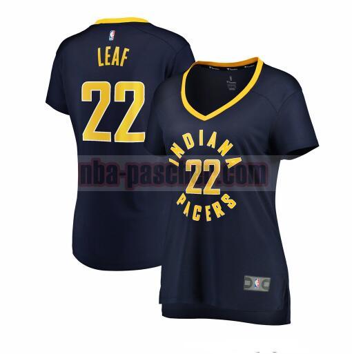 Maillot Indiana Pacers Femme T.J. Leaf 22 icon edition Bleu marin