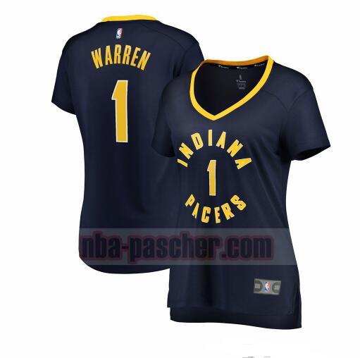 Maillot Indiana Pacers Femme TJ Warren 1 icon edition Bleu marin