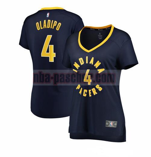 Maillot Indiana Pacers Femme Victor Oladipo 4 icon edition Bleu marin