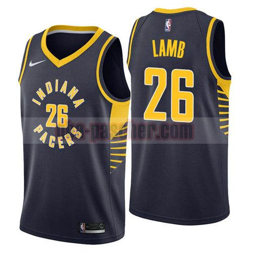 Maillot Indiana Pacers Homme Jeremy Lamb 26 2018-19 Bleu