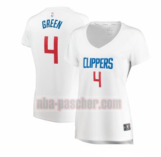 Maillot Los Angeles Clippers Femme JaMychal Green 4 association edition Blanc