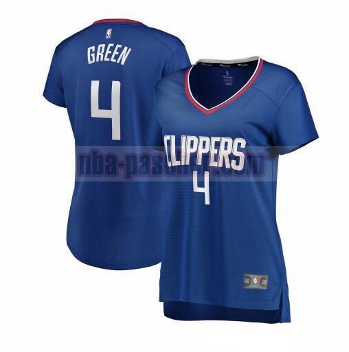 Maillot Los Angeles Clippers Femme JaMychal Green 4 icon edition Bleu