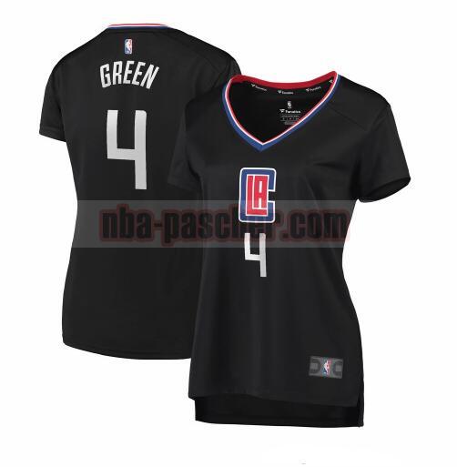 Maillot Los Angeles Clippers Femme JaMychal Green 4 statement edition Noir