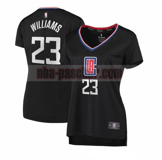 Maillot Los Angeles Clippers Femme Lou Williams 23 statement edition Noir