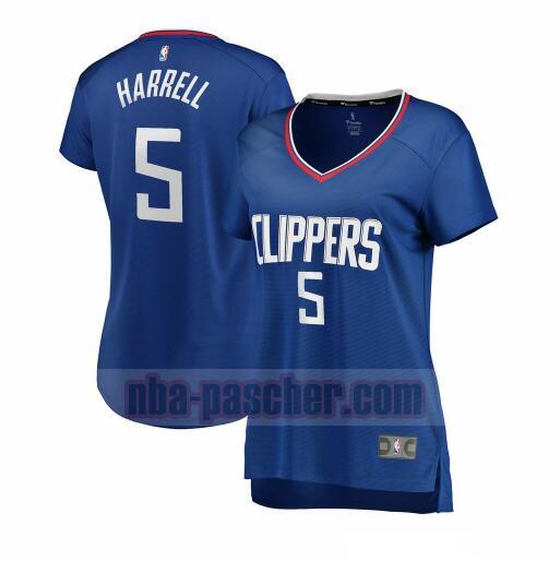 Maillot Los Angeles Clippers Femme Montrezl Harrell 5 icon edition Bleu