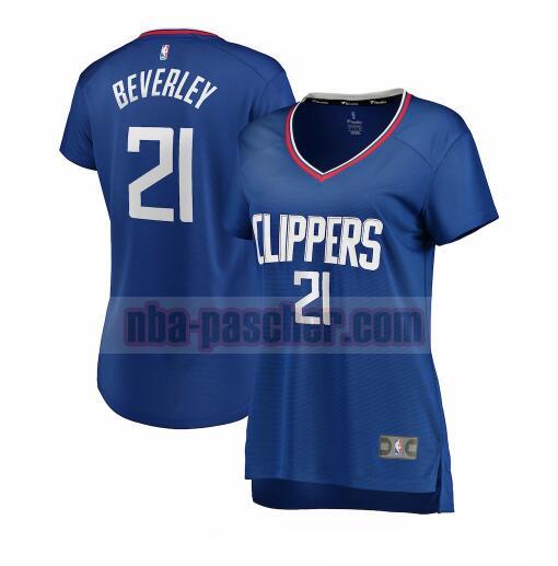 Maillot Los Angeles Clippers Femme Patrick Beverley 21 icon edition Bleu