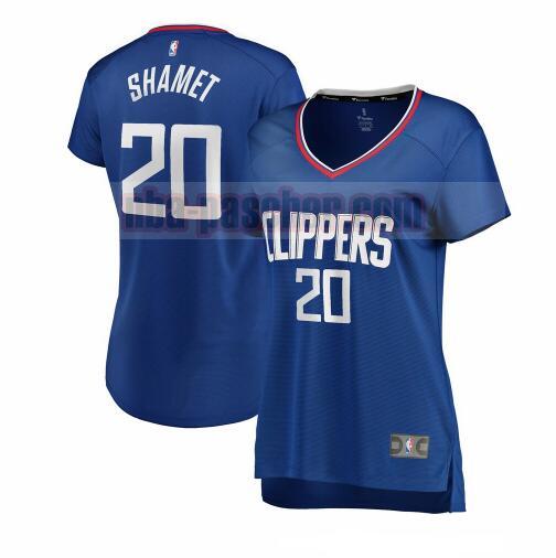 Maillot Los Angeles Clippers Femme Patrick Patterson 20 icon edition Bleu