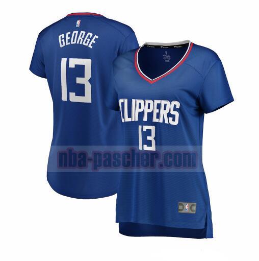 Maillot Los Angeles Clippers Femme Paul George 13 icon edition Bleu