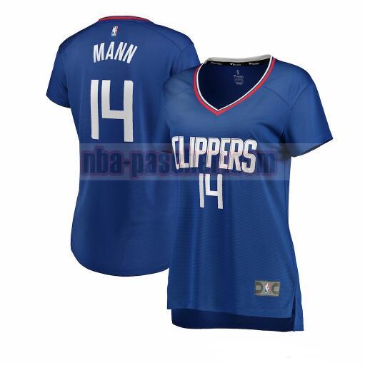 Maillot Los Angeles Clippers Femme Terance Mann 14 icon edition Bleu