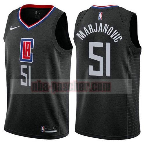 Maillot Los Angeles Clippers Homme Boban Marjanovic 51 2018-19 Noir