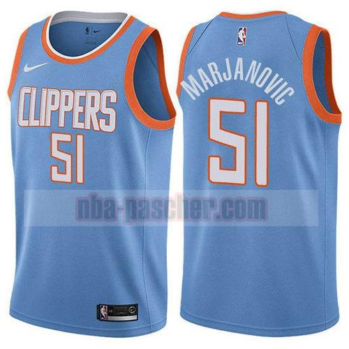 Maillot Los Angeles Clippers Homme Boban Marjanovic 51 nike Bleu